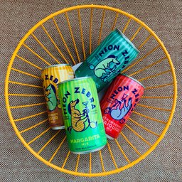 Picture of all Neon Zebra flavors in a basket